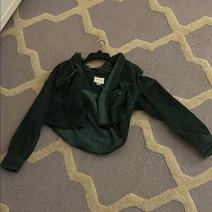 American Eagle Outfitters Dark Green Tank Top